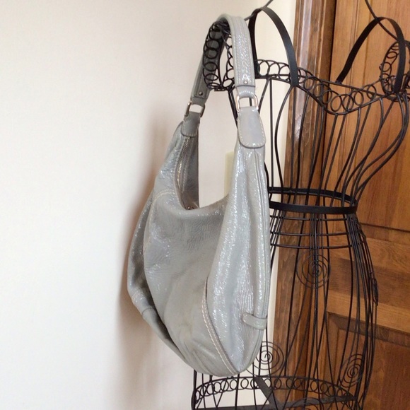 Cole Haan pale grey hobo bag - Picture 2 of 8